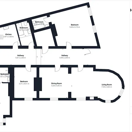 Host & - Regency Mansions Apartmán Redcar